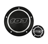 ZAMFHPVG Couvercle De Stator De Carter Moto Couvercle d'embrayage De Moteur De Moto for Harley Touring Street Glide Road King Dyna Softail Fat Boy Carter De Stator De(C)