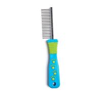 ZAMIBO Peigne Simple 20x8x3cm - écartement 3mm-PP Bleu-TRP Vert