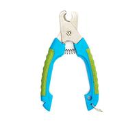 ZAMIBO Pince Coupe-Griffes + Cran de sûreté,pour Petit Chien,12cm,Bleu Vert