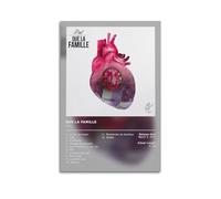 Zamm PNL Poster sur toile pour album Que la Famille - Décoration murale pour salon, chambre à coucher, maison, bureau, salle de sport - 30 x 45 cm