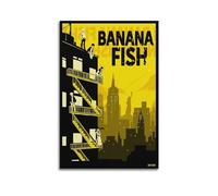 Zamm Poster d'anime Banana Fish - Impression sur toile pour salon, chambre à coucher, maison, bureau, salle de sport - 30 x 45 cm