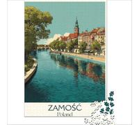 Zamość Poster Puzzle 1000 pièces | puzzle avec un design sous marin pour les amoureux de la mer une image calme à compléter à votre rythme à la maison38x52cm