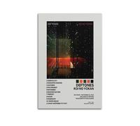 Zamou Poster sur toile Deftones Koi No Yokan - Décoration murale pour salon, chambre à coucher - 20 x 30 cm - Style sans cadre