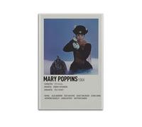 Zamou Poster sur toile Mary Poppins - Décoration murale sans cadre - Pour salon, chambre à coucher - 30 x 45 cm