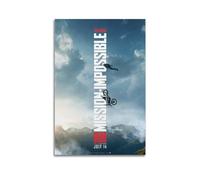 Zamou Poster sur toile Mission Impossible - Dead Reckoning Part One - Décoration murale pour salon, chambre à coucher - 50 x 75 cm - Style sans cadre