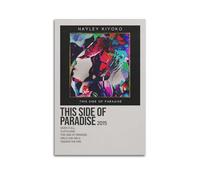 ZaMouss Hayley Kiyoko Poster sur toile de style album This Side of Paradise - Décoration murale pour salon, chambre à coucher - 20 x 30 cm - Style sans cadre