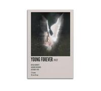 ZaMouss Poster sur toile de l'album Nessa Barrett Young Forever - Décoration murale pour salon et chambre à coucher - 30 x 45 cm - Style sans cadre