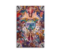 ZaMouss Poster sur toile du film Everything Everywhere All at Once - Décoration murale pour salon, chambre à coucher - 50 x 75 cm - Style sans cadre