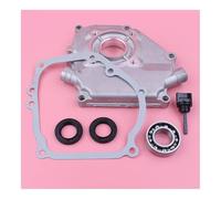 ZAMRMCR Joint de Couvercle Carter for Moteur Tondeuse à Gazon GX160 GX200 GX 160 200 5, CV 6, Joint d'huile palier Vilebrequin, jauge