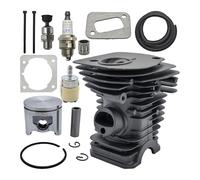 ZAMRMCR Kit Cylindre-Piston de 42 mm for tronçonneuse 340/345, Joint palier Ligne Filtre à Carburant, pièce Rechange