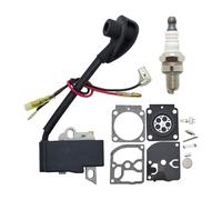 ZAMRMCR Kit de réparation Bougie d'allumage for carburateur, Bobine, Compatible avec HS81, HS81R, HS81T, HS86, HS86R, Grass