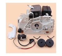 ZAMRMCR Kit de réparation Moteur Comprenant Carter, Cylindre 38 mm, Piston, Bobine d'allumage et Vilebrequin, Compatible avec Les tronçonneuses 018 MS180 017 MS170