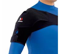 Zamst Épaulière - Orthèse Compressive de Stabilisation Dynamique, Soulagement de la Douleur pour Blessures de Sport, Soutien d'épaule pour les Sports comme le Rugby, le Tennis et le Golf - Taille M