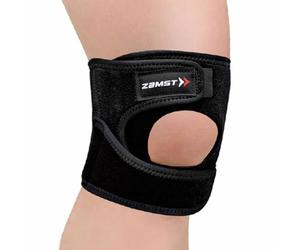 Zamst JK-1 Genouillère Support Tendon Rotulien Modéré, Homme, Noir, S