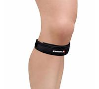 Zamst JK Band Sports Patella Band - Genouillère de Support avec Compression pour le Soulagement de la Douleur au Tendon Rotulien - Pour les Sports Légers, Course, Randonnée, Tennis, Athlétisme - S