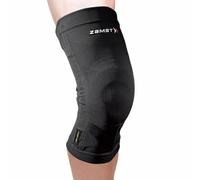 Zamst ZK-Motion Genouillère Sport à Compression - Tricot Hybride - Taille L | Maintien du genou pour femmes et hommes, Renforts flexibles et protection, Soutien des ligaments LCA, LLI et LLE