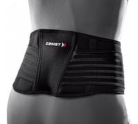 Zamst ZW-5 Ceinture de Stabilisation Lombaire Ajustable - Support du Dos pour Athlètes, Ceinture de Compression contre les Douleurs Lombaires pendant le Sport - Tissu en Maille Respirant - Taille L