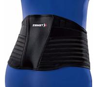 Zamst ZW-7 Ceinture Lombaire Ajustable - Fort Support du Dos pour Athlètes, Ceinture de Compression contre les Douleurs Lombaires pendant le Sport - Tissu en Maille Respirant - Taille L
