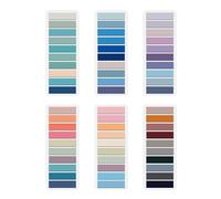 ZAMXHUG 1200 Pièces in Feuillets Autocollants,Marque Page Adhesif, 10 Styles Autocollantes D'index Inscriptible Sticky Tabs pour Marqueur D'école de Bureau (Multicolore)