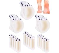 ZAMXHUG Lot 24 pansements hydrocolloïdes anti-ampoules avant-pied, Talon Ampoule Pansement RandonnéE pour Orteils Et Doigts Avant-Pied Talon Protection Peau