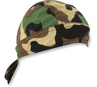 Zan Headgear Flydanna Camo, bandana Taille unique Noir/Marron/Vert Foncé/Beige Noir/Marron/Vert Foncé/Beige