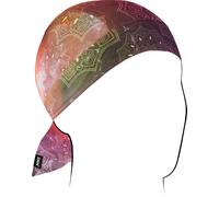 Zan Headgear Flydanna SF Starry Mandala, bandana Taille unique Violet/Orange/Vert Violet/Orange/Vert