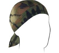 Zan Headgear Flydanna SF Woodland Camo Tie Dye, bandana Taille unique Noir/Vert/Marron Noir/Vert/Marron