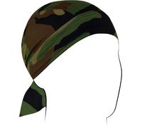 Zan Headgear Flydanna SportFlex Camo, bandana Taille unique Noir/Marron/Vert Foncé Noir/Marron/Vert Foncé