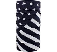 Zan Headgear Motley Tube Flag, couvre-chefs multifonctionnels Taille unique Noir/Blanc Noir/Blanc