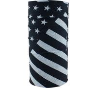 Zan Headgear Motley Tube Fleece Flag, couvre-chefs multifonction Taille unique Noir/Blanc Noir/Blanc