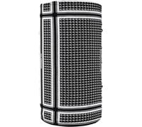 Zan Headgear Motley Tube Fleece Houndstooth, couvre-chefs multif Taille unique Noir/Blanc Noir/Blanc