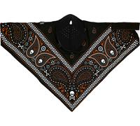 Zan Headgear Neodanna SF, bandana Taille unique Noir/Orange Noir/Orange