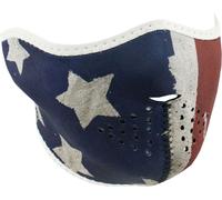 Zan Headgear Patriot, demi-masque Taille unique Rouge/Gris Clair/Bleu Rouge/Gris Clair/Bleu