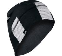 Zan Headgear SF Fleece Black & White Flag, capuchon fonctionnel Taille unique Noir/Blanc Noir/Blanc