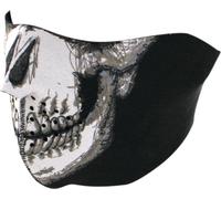 Zan Headgear Skull, demi-masque Taille unique Noir/Blanc/Gris Noir/Blanc/Gris