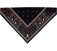 Zan Headgear SportFlex Classic, bandana Taille unique Noir/Orange/Blanc Noir/Orange/Blanc