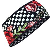 Zan Headgear SportFlex Floral, bandeau Taille Unique Noir/Blanc/Rouge/Vert Noir/Blanc/Rouge/Vert