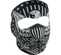 Zan Headgear Vintage, masque facial Taille unique Rouge/Gris Clair Rouge/Gris Clair