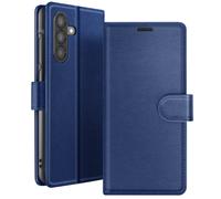 Zanaé Étui portefeuille pour Galaxy A56 / A36 – Support et languette magnétique – Bleu nuit