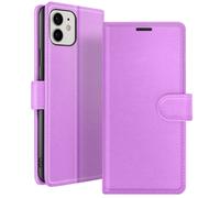 Zanaé Étui Portefeuille pour iPhone 12 et 12 Pro Support et Languette Magnétique