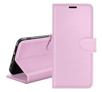 Étui Portefeuille pour Samsung A73 5G Support et Languette Magnétique Rose