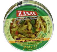 Zanae Gombo Délicatesse méditerranéenne extra fine à l'huile 280g 2pcs