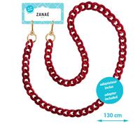 Zanae Zanae Cordon de téléphone universel chaînette Coral Red Rouge