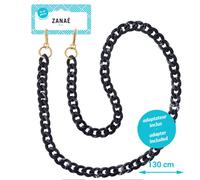 Zanae Zanae Cordon de téléphone universel chaînette Marble Vibe Noir Noir