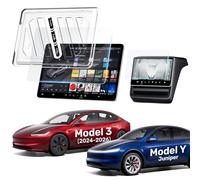 Zanch Tesla Model Y 2024 Accessoires Film Protecteur D'écran pour Tesla Model Y (2024-2020) / Model 3 (2023-2017)[Antireflet, Anti-éblouissement][Anti-empreinte digitale] Mat 9H Film D'écran