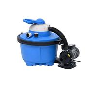 Zandfilterpomp 200 W 25 L 385x620x432 mm blauw en zwart92799