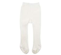 Zando Collants bébé fille, collants d'éveil pour bébé, collants thermiques pour enfants, collants de ballet pour fille, leggings pour bébé, Blanc., 2-4 Jahre