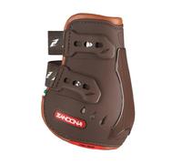Zandonà Carbon Air Classic Evo Active-Fit Fetlock Protections pour Chevaux L Marron