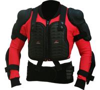 ZANDONA T-shirt protecteur TURTLE 8 écailles noir-rouge L