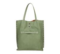 Zanellato - Amoretto M Leather Tote Bag - Femme - Sacs - Vert - Taille: ONE Size